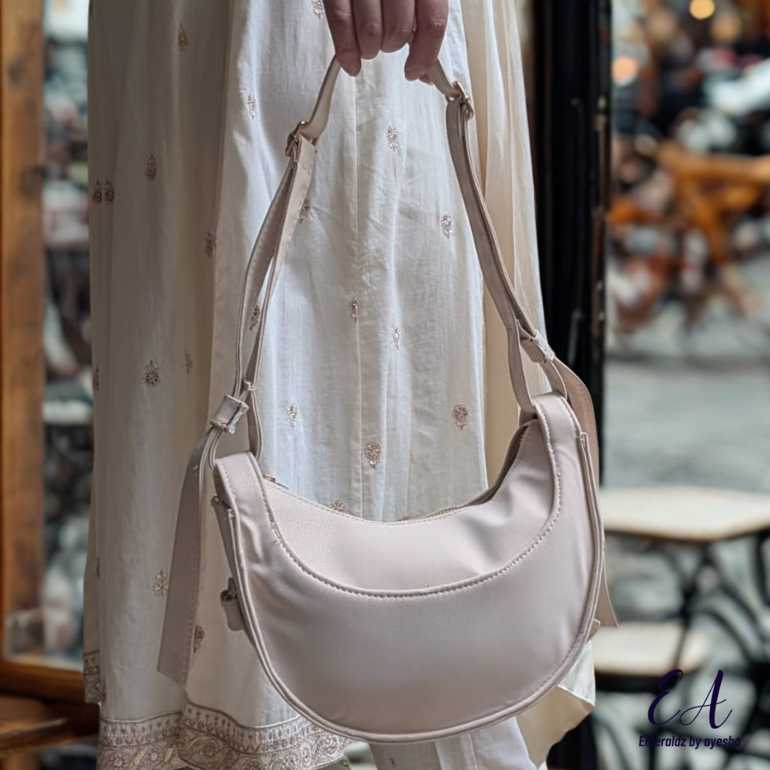 Luna shoulder bag (ivory)