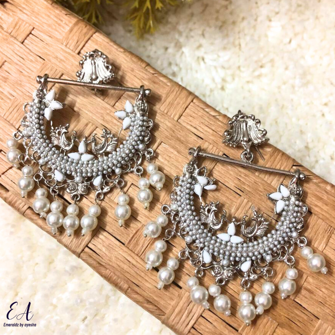 Husna earrings (silver)