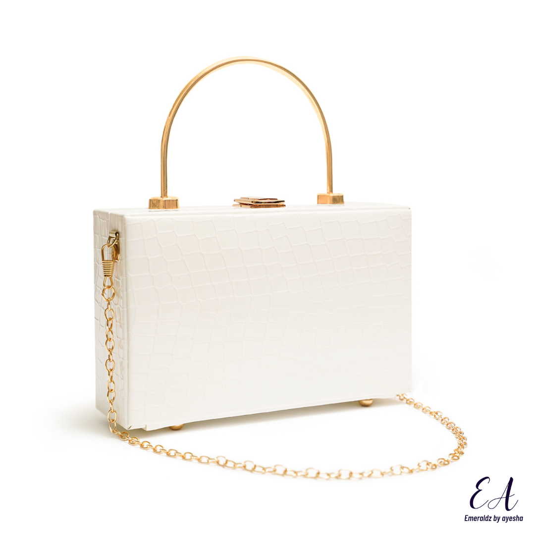 Daisy Hand Bag (white)