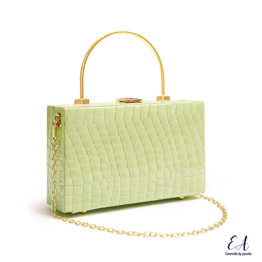 Daisy Hand Bag (pistachio)