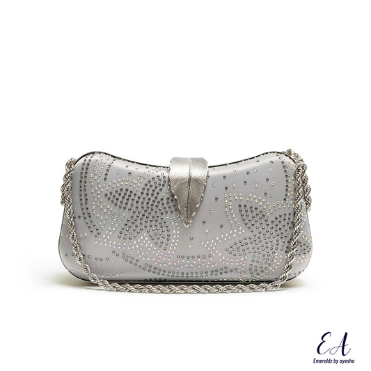 Anastasia Clutch (silver)