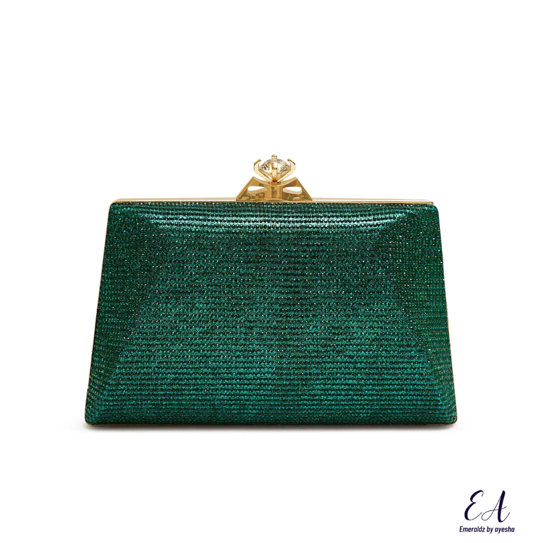 Aurora Clutch (green)