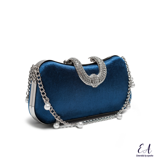 Fiona Clutch (blue)