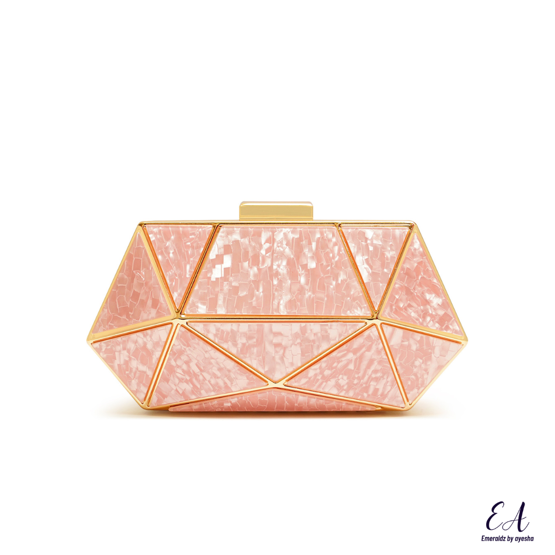 Marble Clutch (pink)