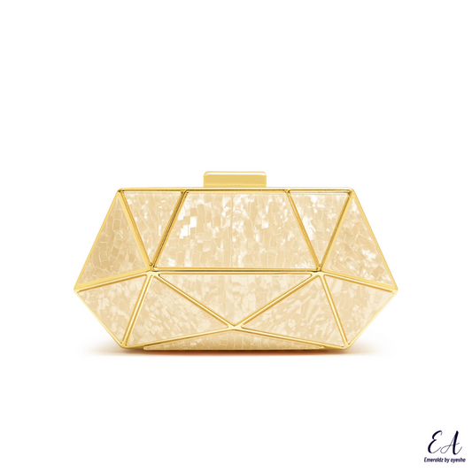 Marble Clutch (white)