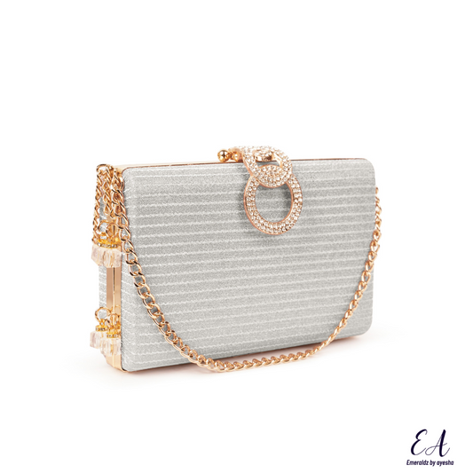 Aria Clutch (silver)