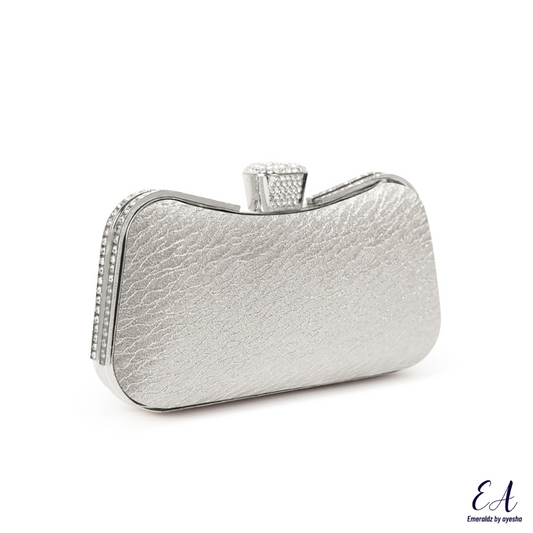 Talia Clutch (silver)