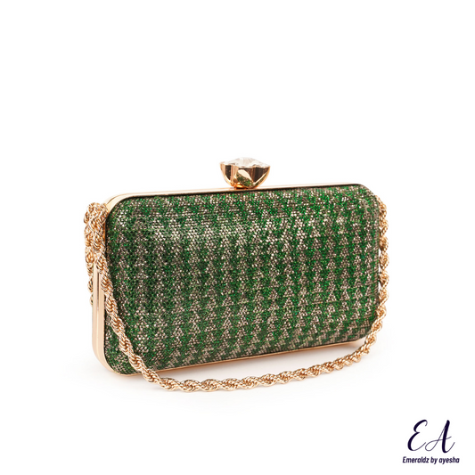 Amora Clutch (green)