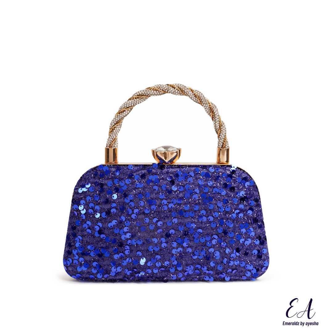 Stardust Clutch (blue)