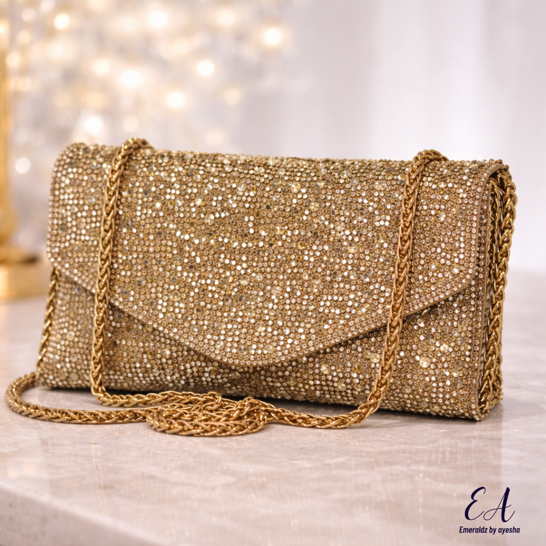 Daisy Clutch (gold)