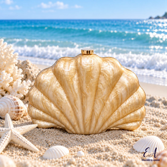 Nora Shell Clutch (gold)