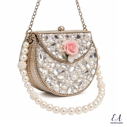 Talia Clutch (silver)
