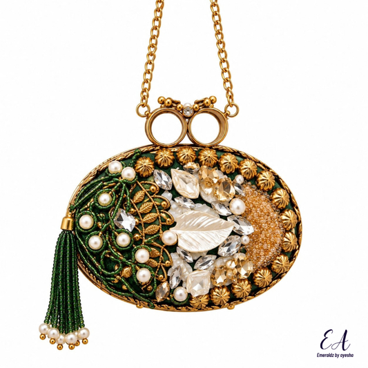 Talia Clutch (green)