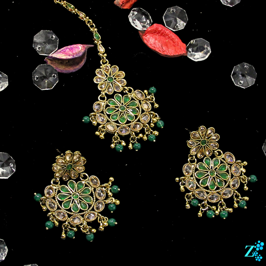 Emerald Teeka set