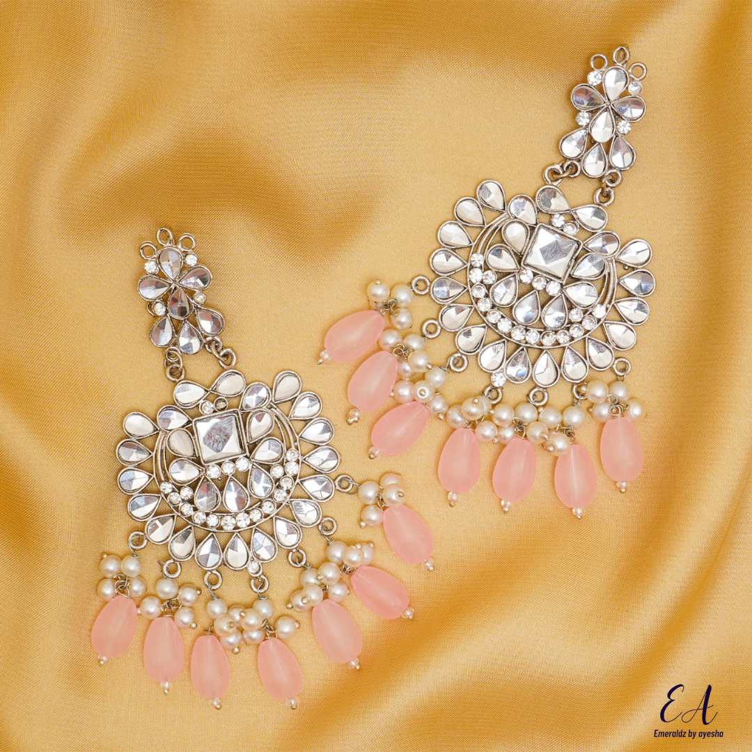 Rehma earrings pink