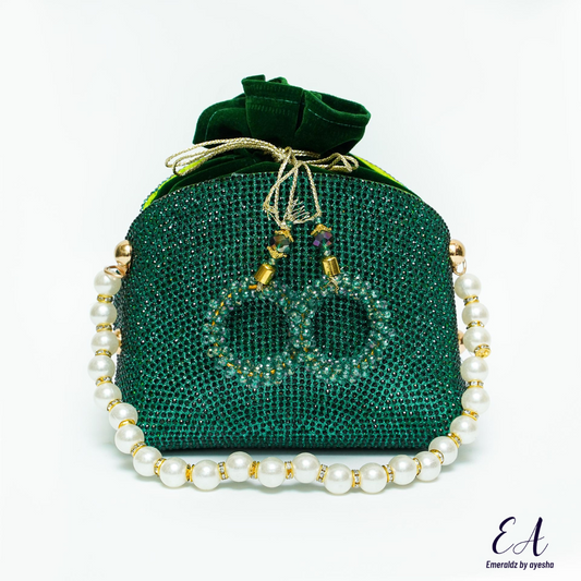 Bella Potli Clutch (green)