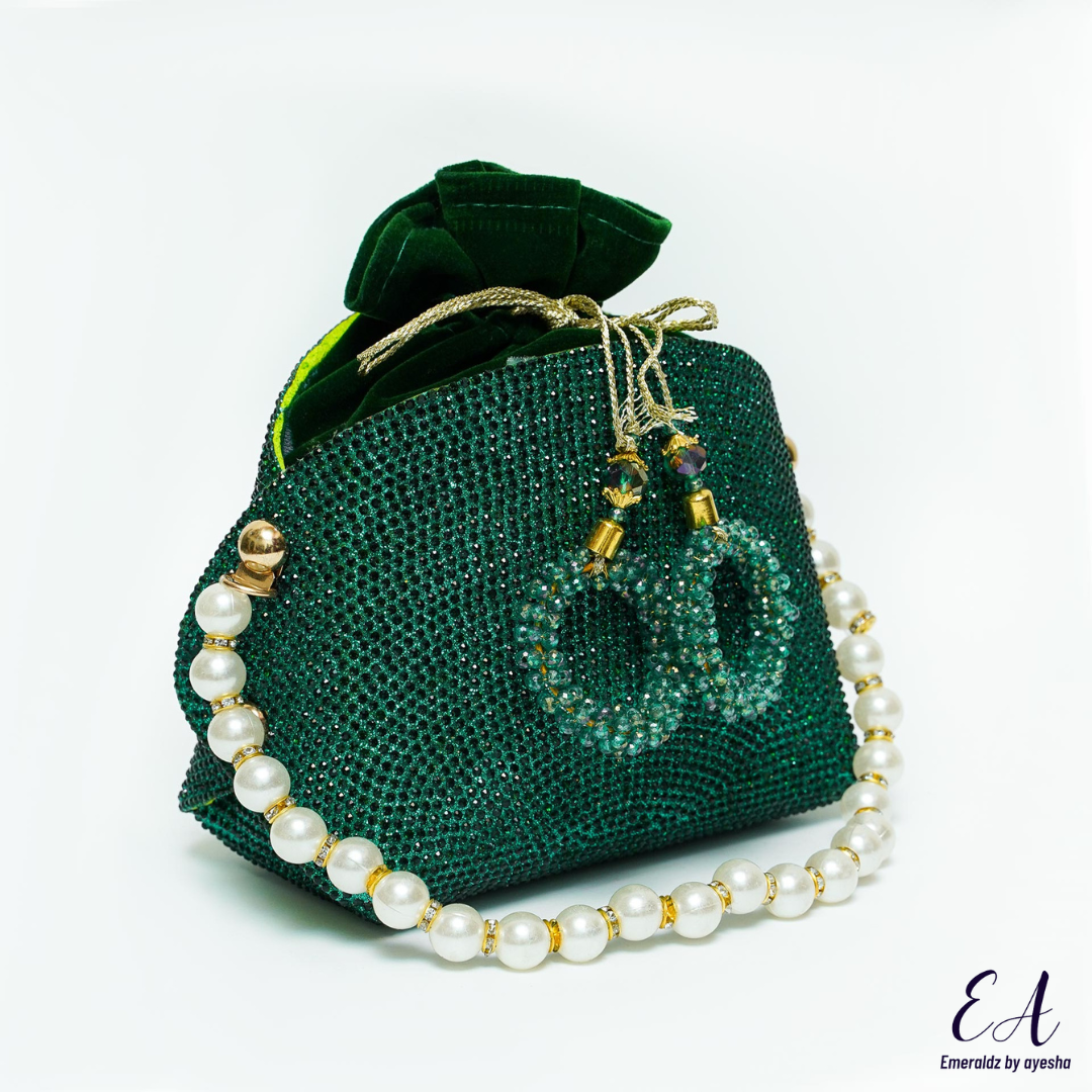 Bella Potli Clutch (green)