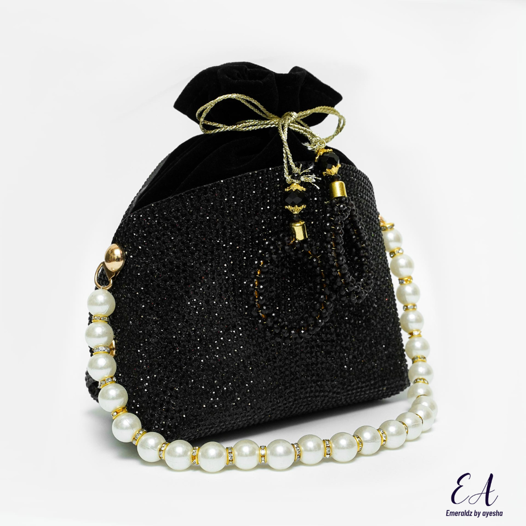 Bella Potli Clutch (black)