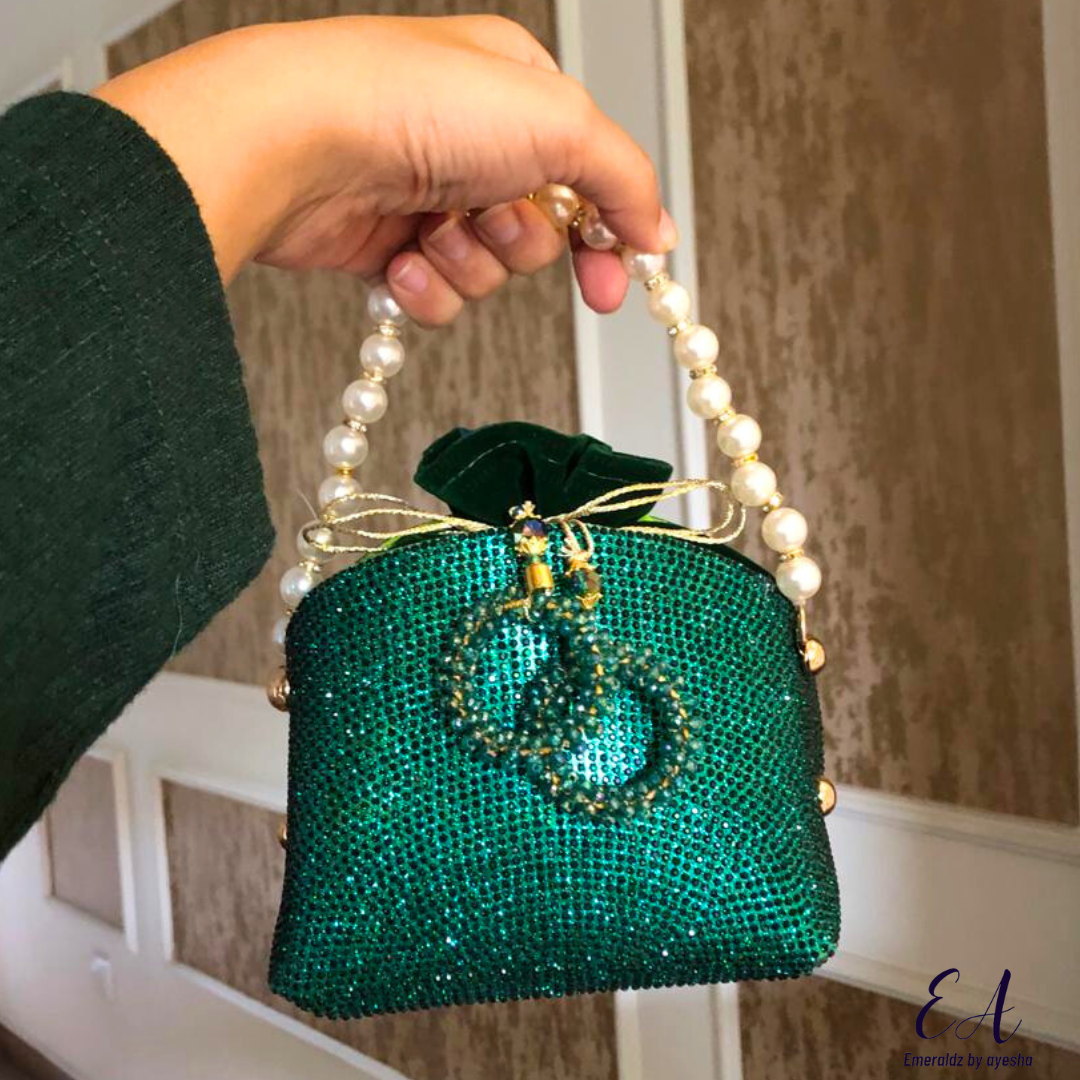 Bella Potli Clutch (green)