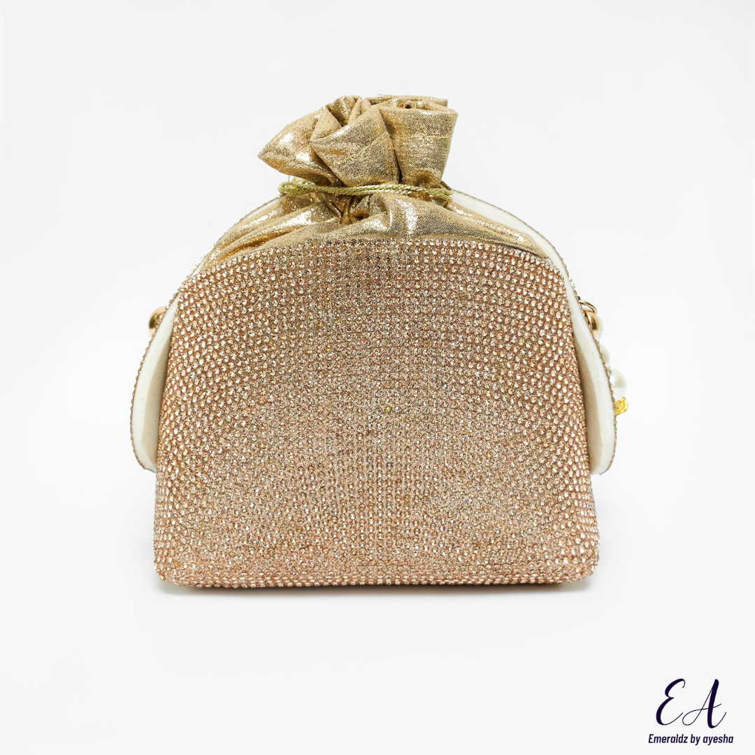 Bella Potli Clutch (golden)