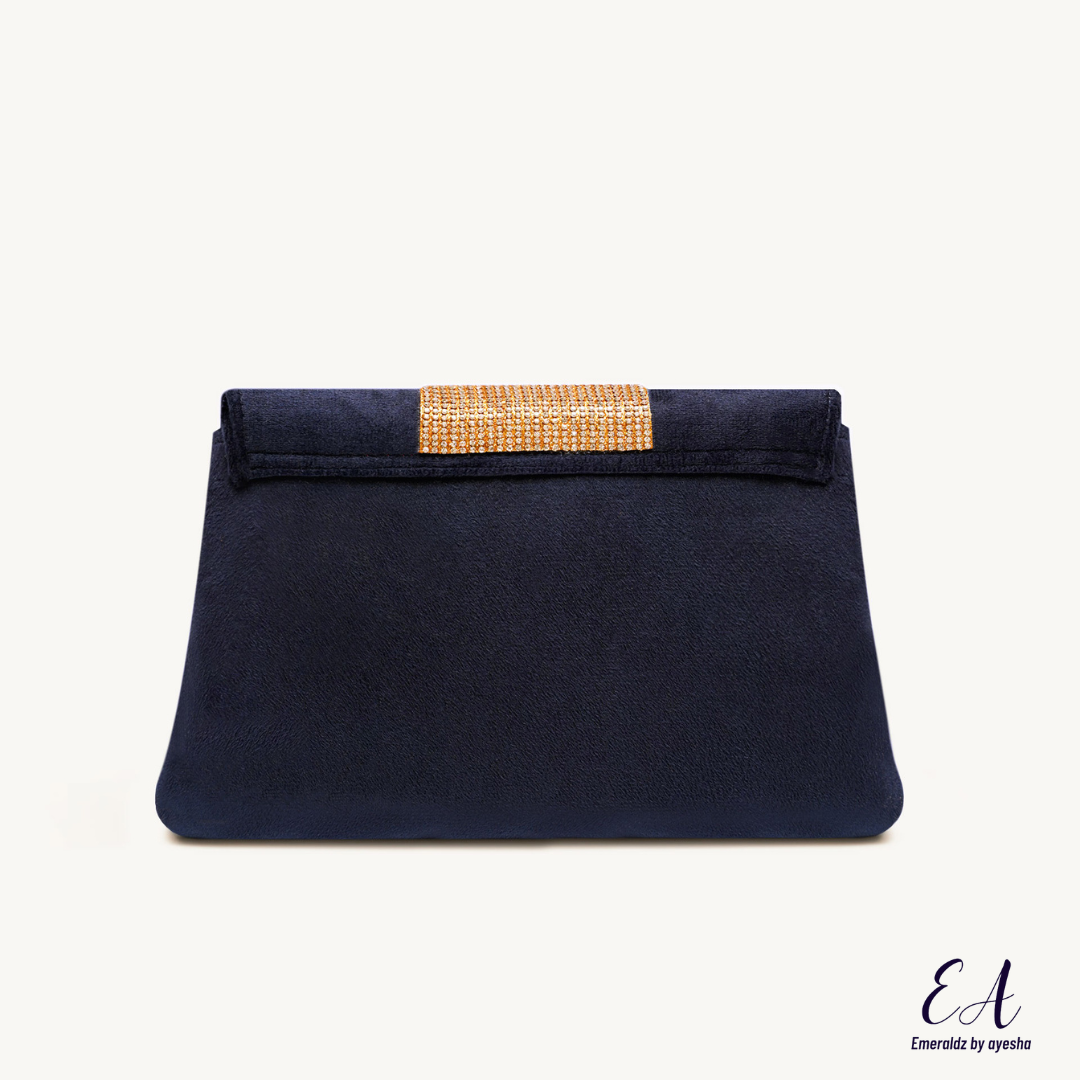 Emily Clutch Bag (navy blue)