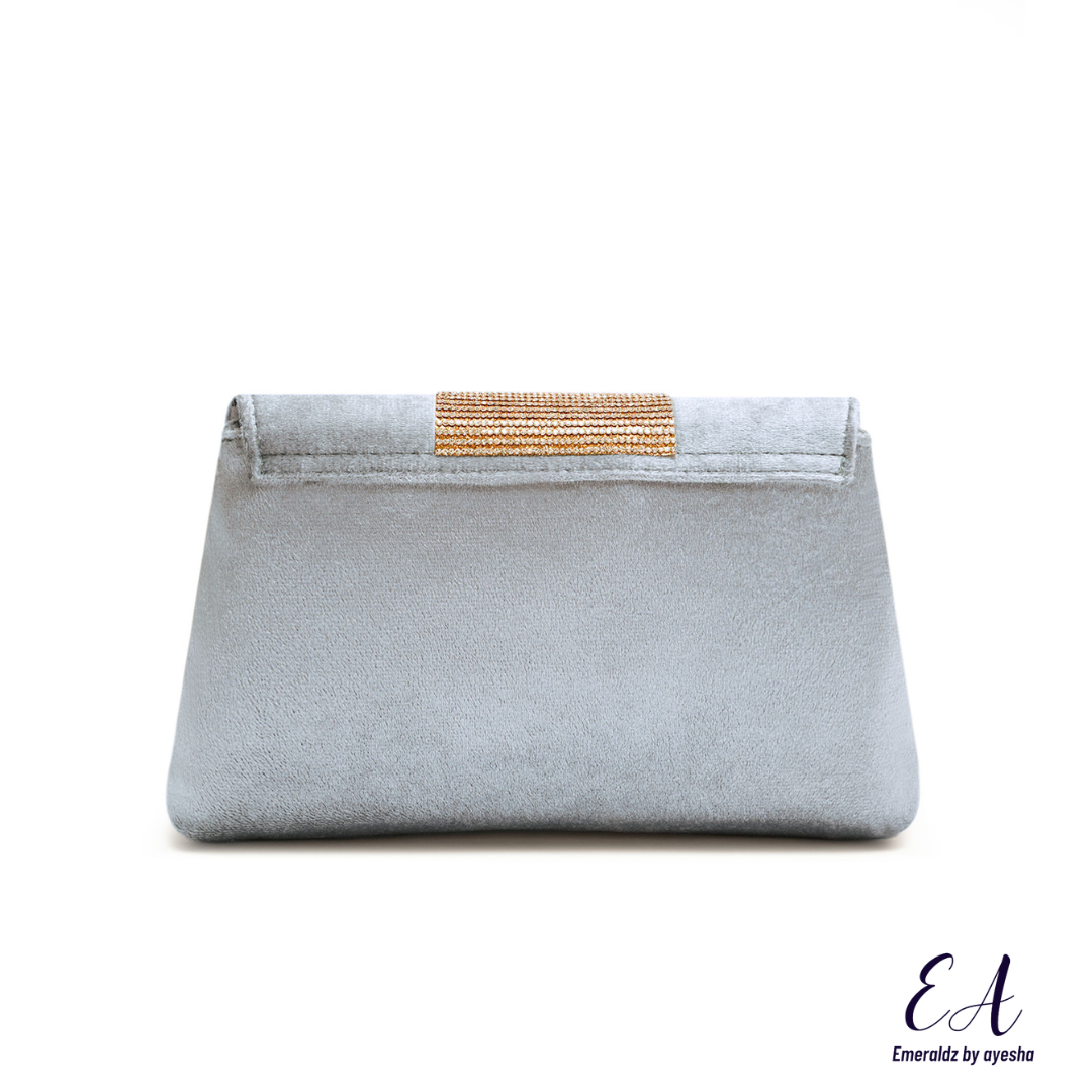 Emily Clutch Bag (silver)