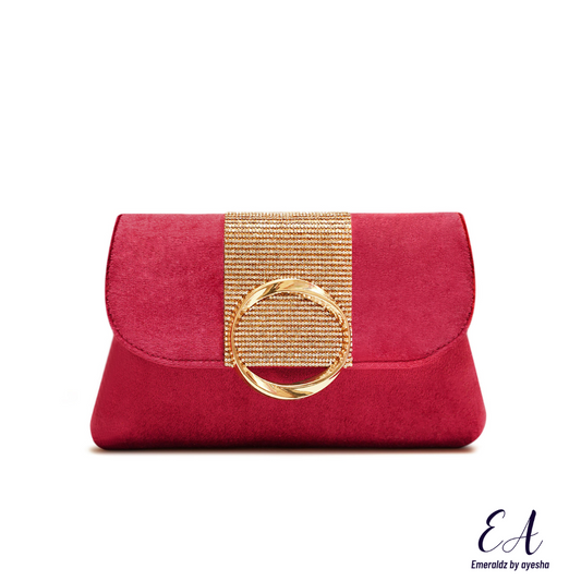 Emily Clutch Bag (red)