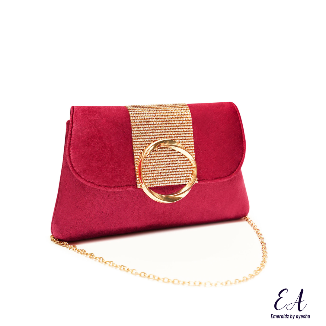 Emily Clutch Bag (red)