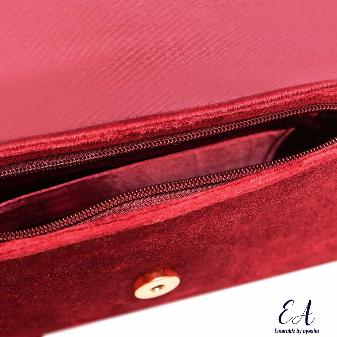 Emily Clutch Bag (red)