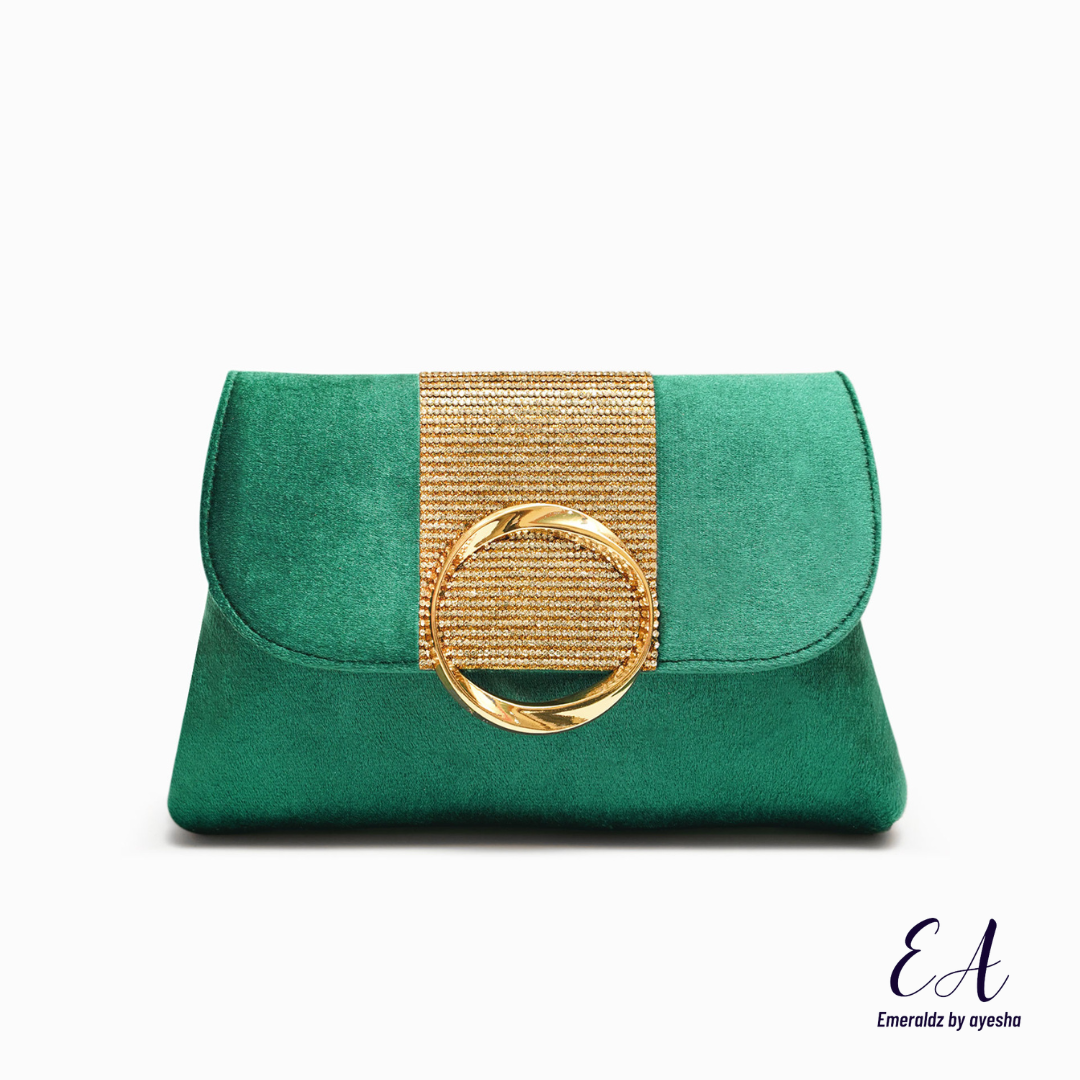 Emily Clutch Bag (green)