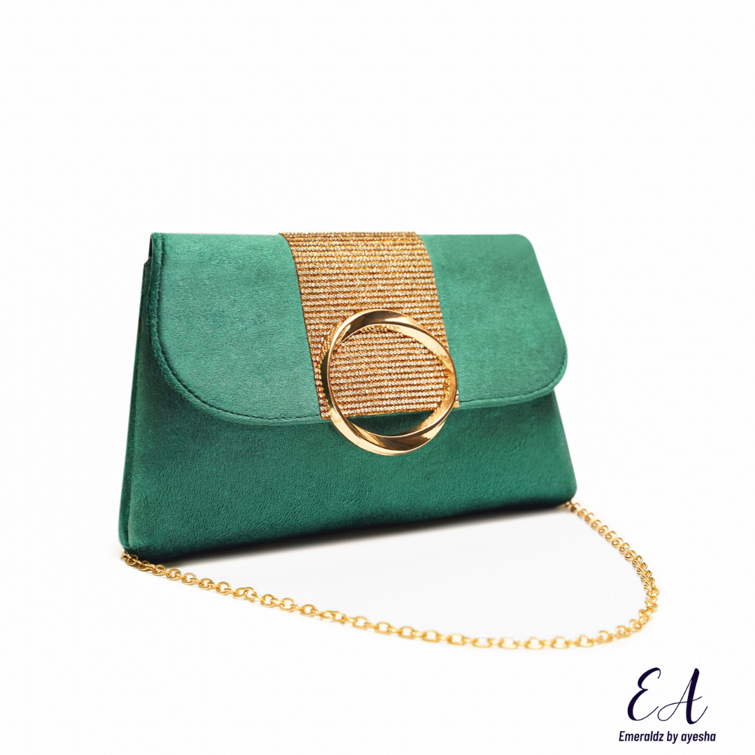 Emily Clutch Bag (green)