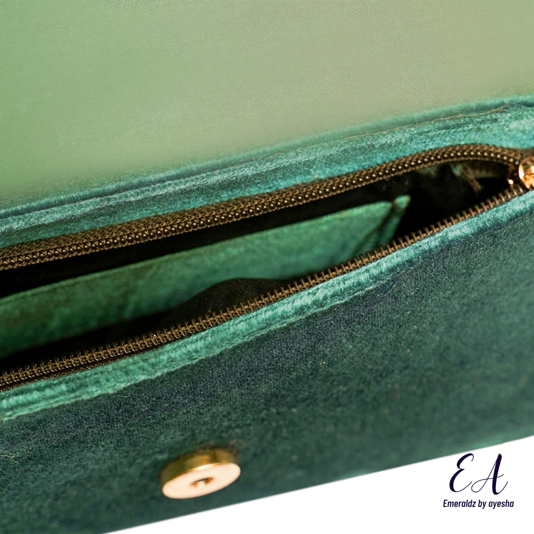 Emily Clutch Bag (green)