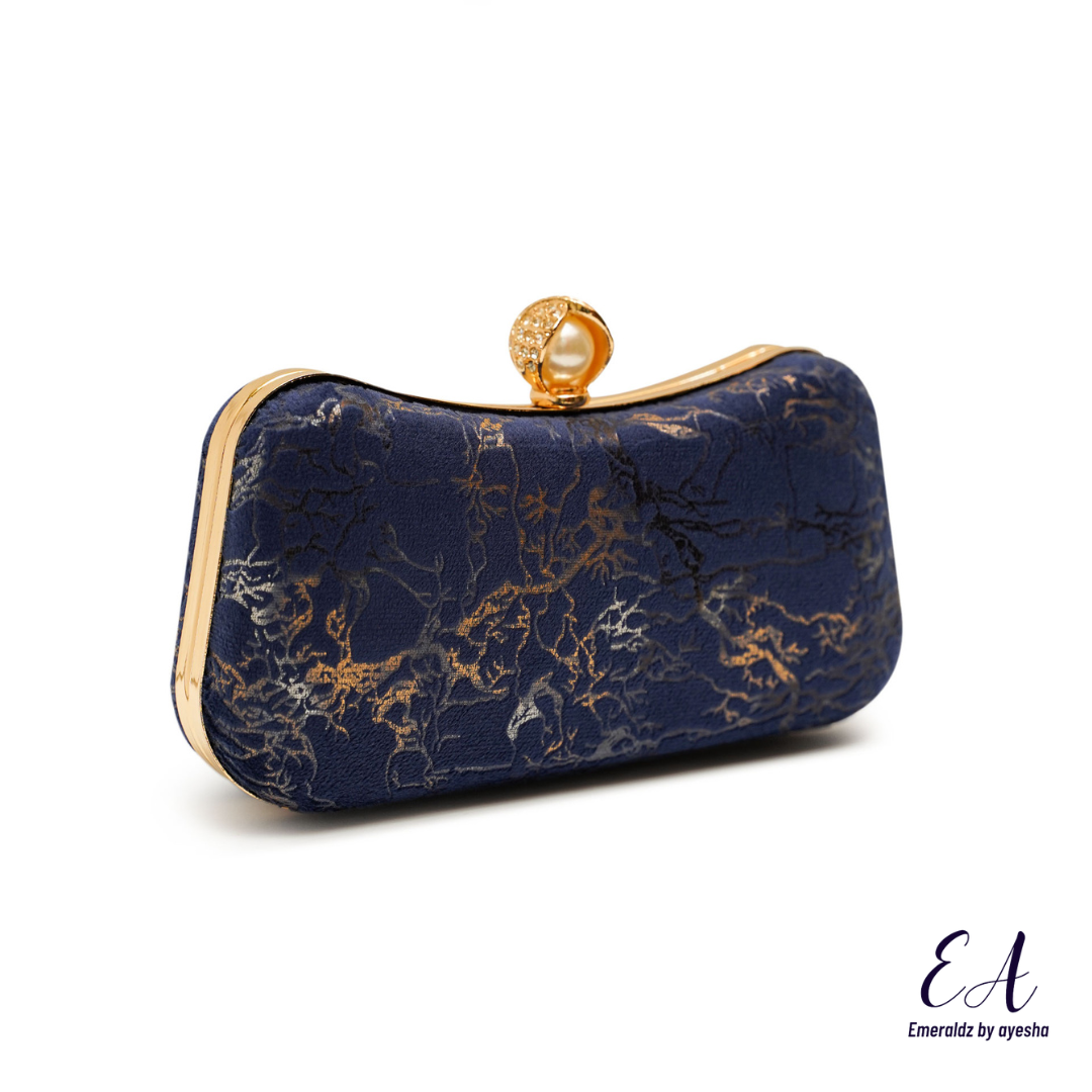 Fiona Clutch (Blue)