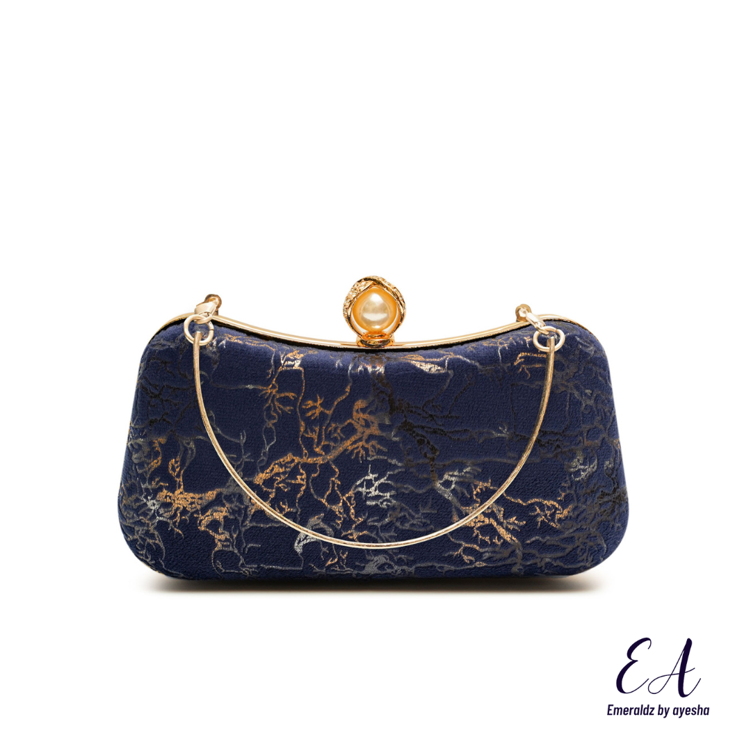 Fiona Clutch (Blue)