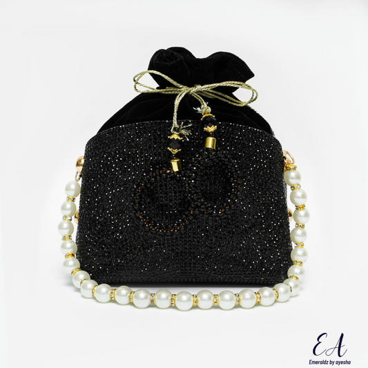 Bella Potli Clutch (black)