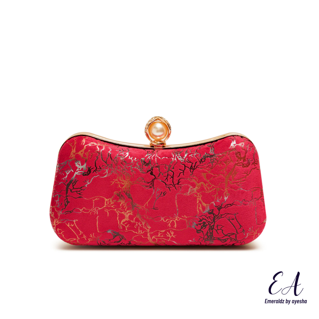 Fiona Clutch (Red)