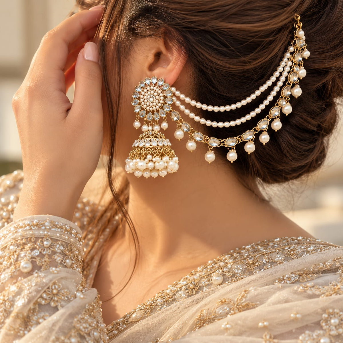 Anarkali jhumkay