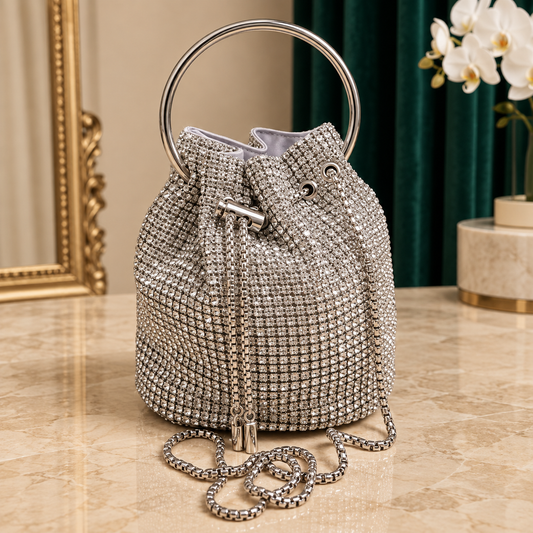 Bianca Clutch silver